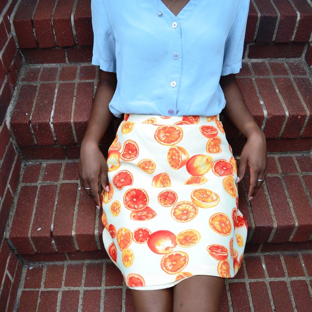 🍊 Citrus Skater Skirt 🍊 - Picture 6 of 6